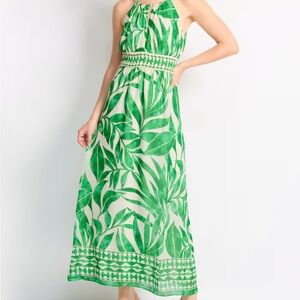 Green Elinda Maxi Dress